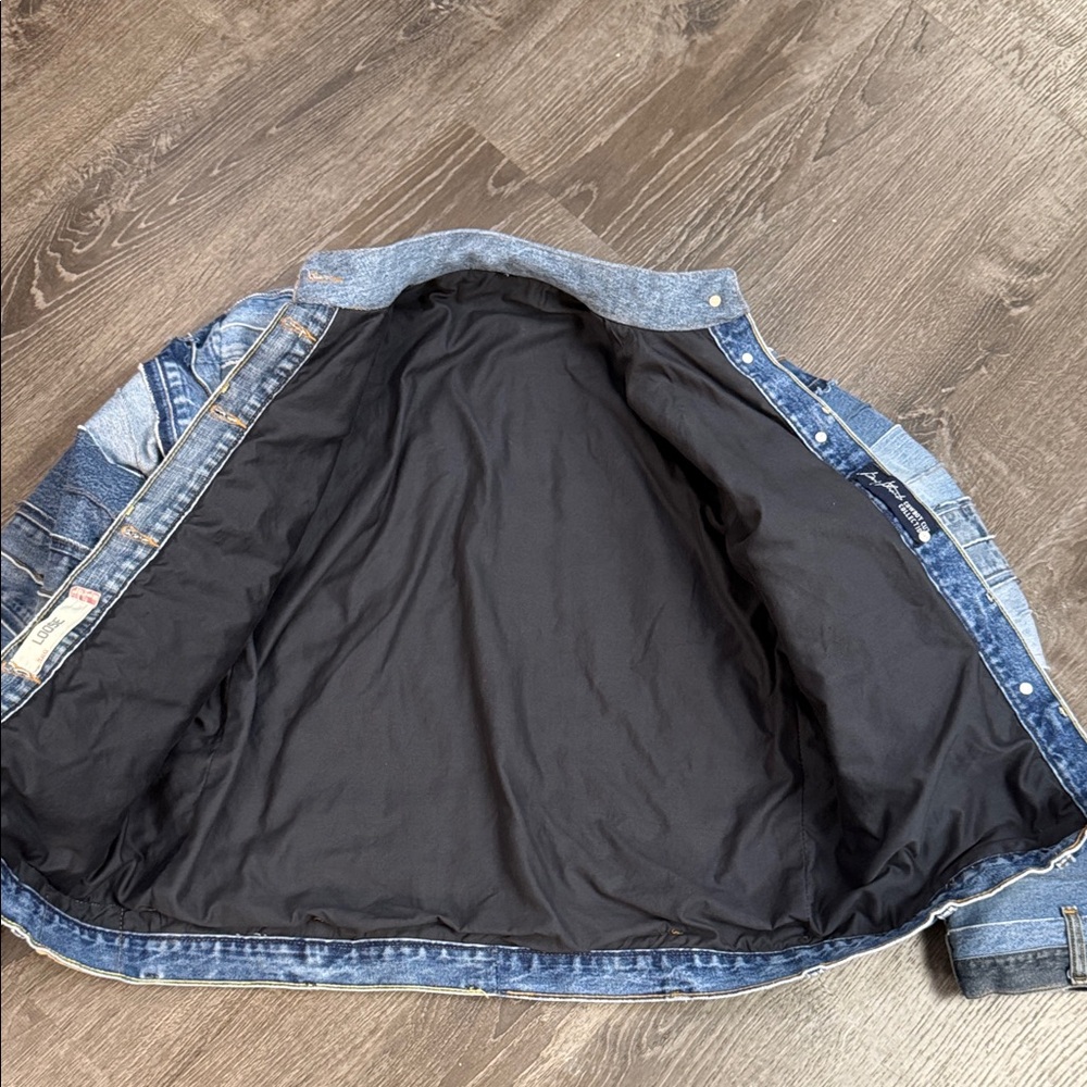 Patchwork Denim Jacket - image 4